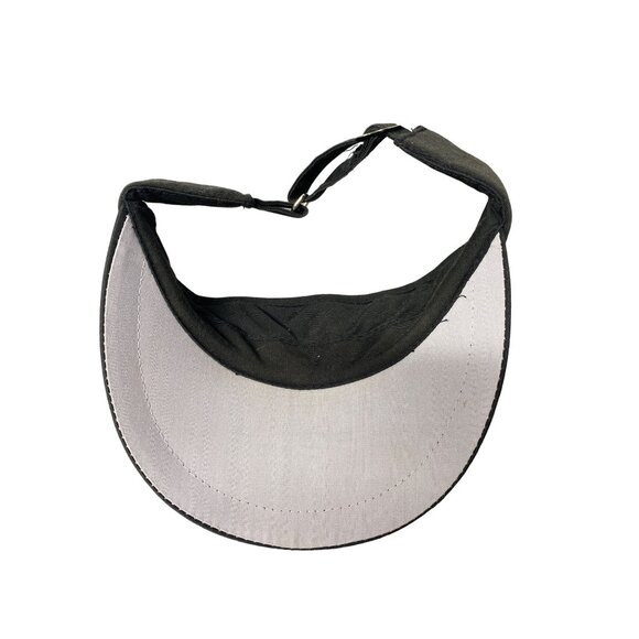 Champion Black Sports Visor With Adjustable Strap Unisex Golf Walking Ball Games - Picture 2 of 5